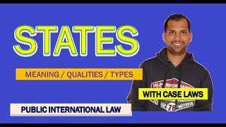 State  Meaning  Qualities  Types  Public International Law [upl. by Eniarrol]