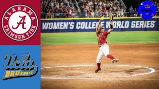 Montana Fouts Perfect Game at the WCWS  3 Alabama vs 2 UCLA  2021 College Softball Highlights [upl. by Lyle954]