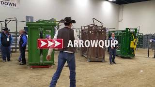 Manual Cattle Chutes amp Scales Showdown  NCBA Cattle Convention 2020  Demo [upl. by Tirreg]