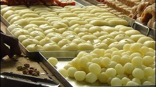 Rasgulla Sweet Making  Rasgulla Recipe  Bengali Sweet  Indian Sweets Making Video [upl. by Granese]