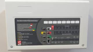 C Tec CFP series fire alarm control panel weekly test [upl. by Amby]