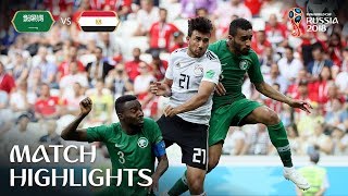 Saudi Arabia v Egypt  2018 FIFA World Cup  Match Highlights [upl. by Craggy]