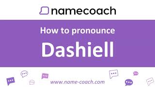 How to Pronounce Dashiell [upl. by Borrell856]