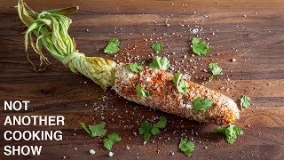 AUTHENTIC MEXICAN STREET CORN  5 MINUTE ELOTE RECIPE [upl. by Libys]