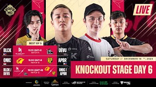 RELIVE  DAY 6  M5 World Championship Knockout Stage  ENG [upl. by Petrine]