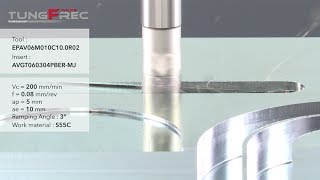 TungForceRec  Miniature shoulder milling cutter [upl. by Kilmarx969]