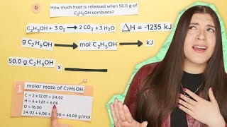 Enthalpy Stoichiometry Part 2 How to Find Heat Released [upl. by Mitzi280]