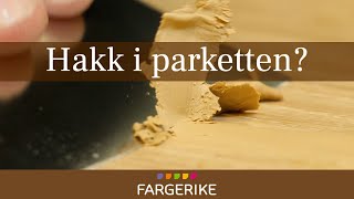 Fiks småskader i parkettgulvet ditt  Gjør det selv [upl. by Tarabar819]