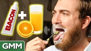 Toothpaste and Orange Juice Experiment [upl. by Anilorak]