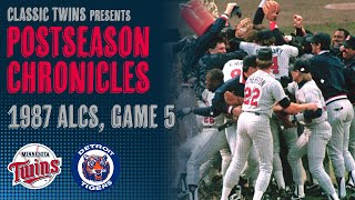 1987 ALCS Game 5 Minnesota Twins at Detroit Tigers [upl. by Laram]