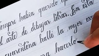 ✔ Como Escribir Caligrafía 🅲🆄🆁🆂🅸🆅🅰 Bonita en Español I Pablo Bermúdez [upl. by Maxi]