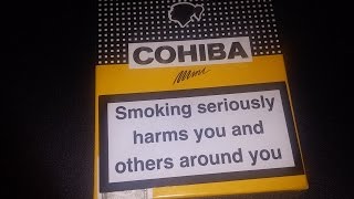 Cohiba Mini Cigars Review [upl. by Milde]