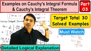 Examples on Cauchy Integral Formula amp Cauchy Integral Theorem Part3 [upl. by Kecaj]