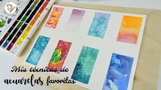 TÉCNICAS INCREÍBLES PARA PINTAR CON ACUARELAS  YOUR CREATIVE CHANNEL [upl. by Anilehcim]