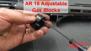 Adjustable Gas Blocks  School of the American Rifle [upl. by Legnaleugim824]