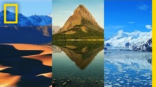 See all US National Parks in One Minute  National Geographic [upl. by Thissa20]