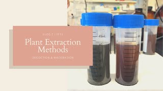 Plant Extraction Methods  Decoction and Maceration  JPTV [upl. by Elehcin]