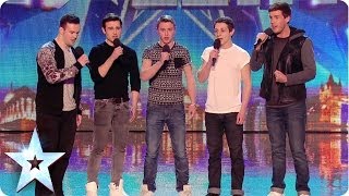 Collabro sing Les Misérables  Stars  Britains Got Talent 2014 [upl. by Im209]