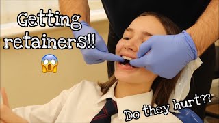 Getting Retainers After braces [upl. by Saire]