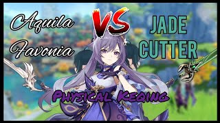 Aquila Favonia vs Jade Cutter  Phys Keqing [upl. by Babby]