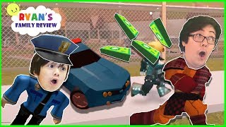 Roblox Team Police Officer Chase Battle Lets play with Ryans Family Review [upl. by Raul]