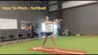 How To Pitch  Softball [upl. by Anaet]