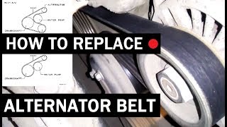 How to replace alternator belt [upl. by Iphlgenia911]