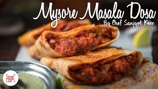 Mysore Masala Dosa Recipe  Chef Sanjyot Keer [upl. by Dorrahs592]