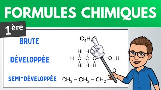 Formule brute développée semidéveloppée  PhysiqueChimie [upl. by Nigam]