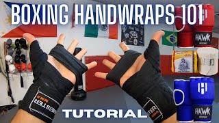 Different Style amp Size Hand Wraps For Boxing  Tutorial [upl. by Eliathan]