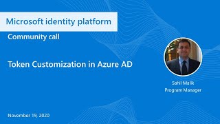 Token Customization in Azure AD  November 2020 [upl. by Avra]