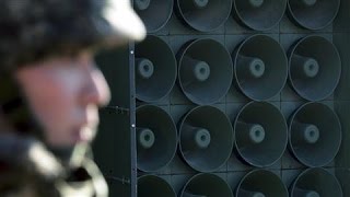 South Responds to North Korea With Loudspeakers [upl. by Goerke]