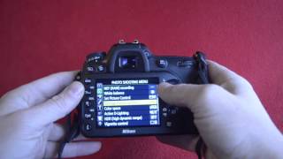 How to set custom settings U1 U2 Nikon D7200 [upl. by Ecirtnuahs645]