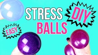 DIY Crafts How To Make A Squishy Stress Ball  Easy amp Cool DIY Project [upl. by Anahsahs]