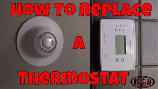 How To Replace Your old thermostat [upl. by Eirrab]