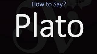 How to Pronounce Plato CORRECTLY [upl. by Pavior223]