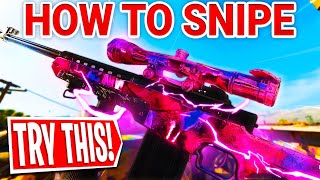 How to SNIPE on Black Ops Cold War Best Settings Sniping Classes Tips Movement Sniper Secrets [upl. by Adlen944]