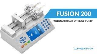 Chemyx Fusion 200 Syringe Pump [upl. by Saddler]