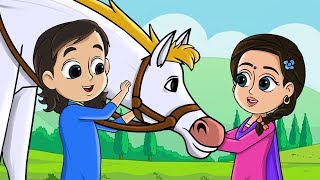 Horse Song  Lakdi Ki Kathi Kathi Pe Ghoda  Fun For Kids TV  Hindi Rhymes [upl. by Avis625]