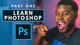 How to Use Adobe Photoshop Part 1 Graphic Design Tutorial for Beginners [upl. by Malilliw]