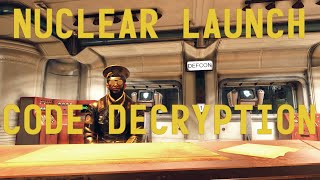 Fallout 76  Nuclear Launch Code Decryption [upl. by Aiekram]