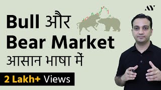 Bull Market amp Bear Market  Explained in Hindi [upl. by Nabatse]