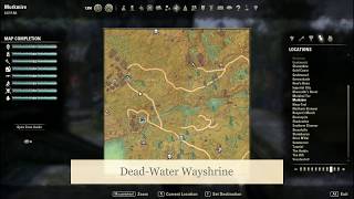 ESO Murkmire COMPLETE Treasure Maps Locations Guide [upl. by Tsugua514]