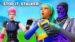 I Met MY GIRLFRIENDS STALKER fortnite [upl. by Aramoiz]