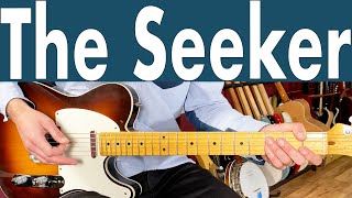 How To Play The Seeker On Guitar  The Who Guitar Lesson  Tutorial  TABS [upl. by Htiekal]