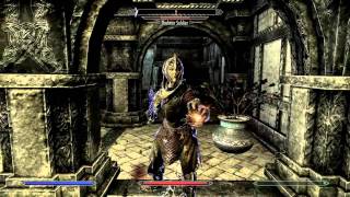 Skyrim Thalmor Embassy Walkthrough [upl. by Aitsirhc]