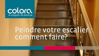 Peindre votre escalier  comment faire [upl. by Ahaelam]