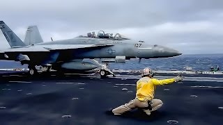 American Aircraft Carrier In Action • USS John C Stennis [upl. by Llewol493]