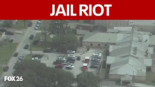 FULL Liberty County Jail riot update Dozens of inmates reportedly took over dorms [upl. by Kier]