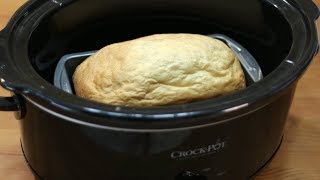 How to Make Bread in a Crock Pot  Easy Crockpot Bread Recipe Demonstration [upl. by Damiano994]